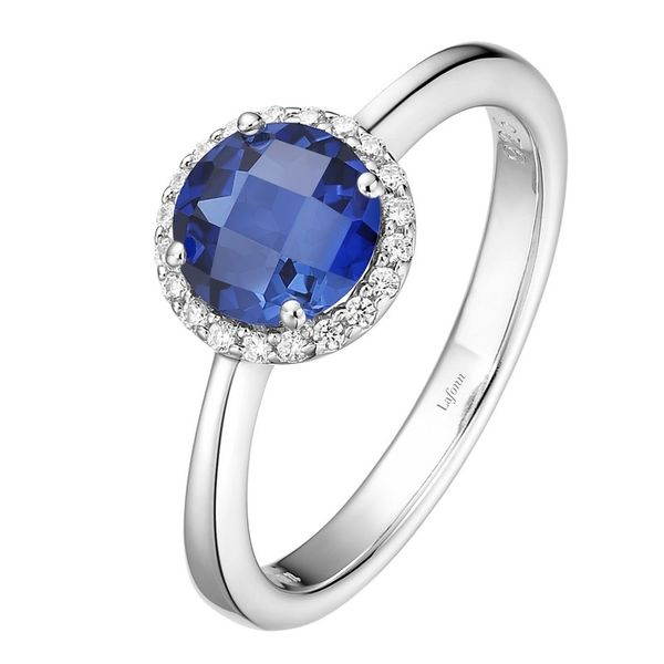 Lafonn Birthstone Ring - September - Sapphire SVS Fine Jewelry Oceanside, NY