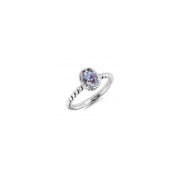 Sterling Silver Created Alexandrite Ring Tena's Fine Diamonds and Jewelry Athens, GA