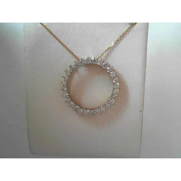 Yellow 14 Karat Diamond Pendant Tennies Jewelry Appleton, WI