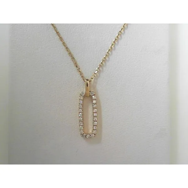 Yellow 10 Karat Diamond Pendant Tennies Jewelry Appleton, WI