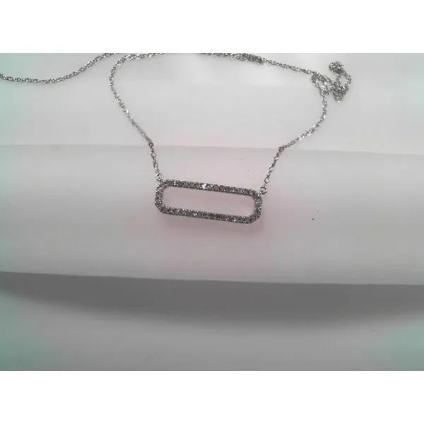 10K White Gold Diamond Necklace Tennies Jewelry Appleton, WI