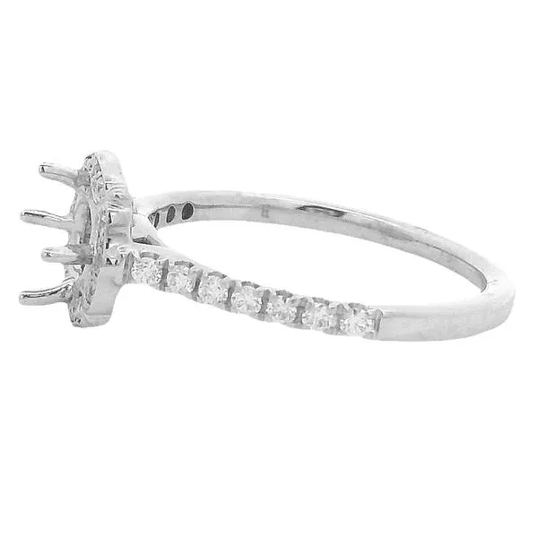 White 14K Halo Diamond Ring Image 2 Texas Gold Connection greenville, TX