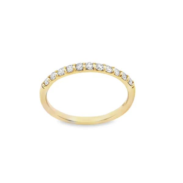 14K Yellow Diamond Band Image 2 The Blue Diamond Jefferson City, MO