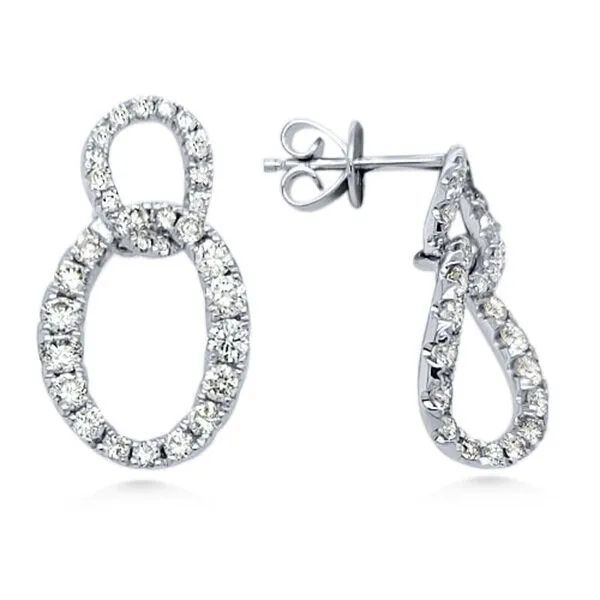 14K Diamond Drop Earrings -- GM Signature Goldmart Jewelers Redding, CA