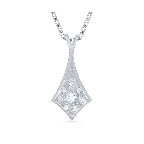 18K Diamond Rabbit Ear Penant - Estate Goldmart Jewelers Redding, CA