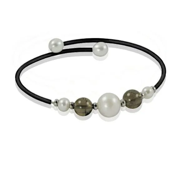 Freshwater Pearl & Smoky Quartz Bracelet by Imperial Image 2 Goldmart Jewelers Redding, CA