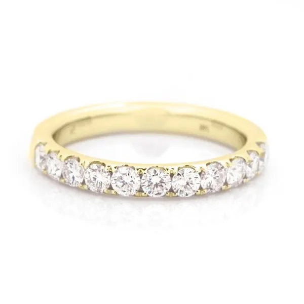 3/4CTW 14K Yellow Gold Natural Diamond Wedding Band The Ring Austin Round Rock, TX