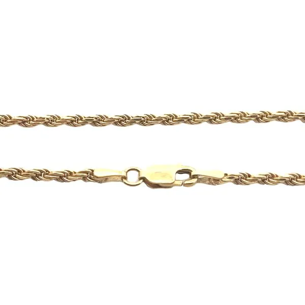 18K YG Rope Chain 2.00mm 18'' The Ring Austin Round Rock, TX