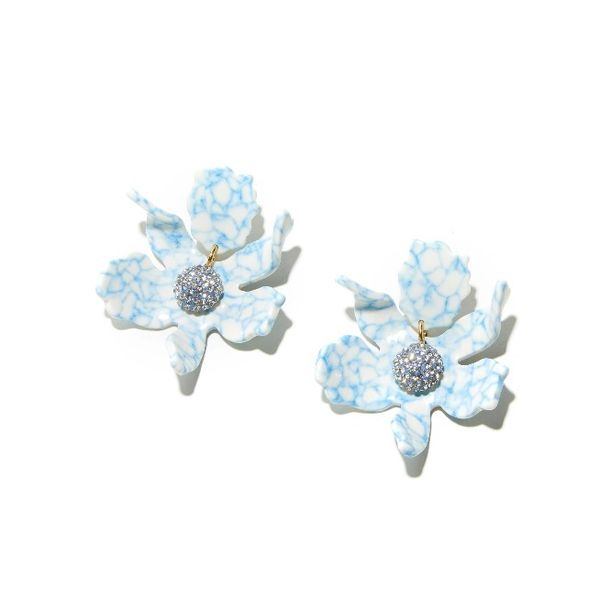 Lele Sadoughi - Small Crystal Lily Earring