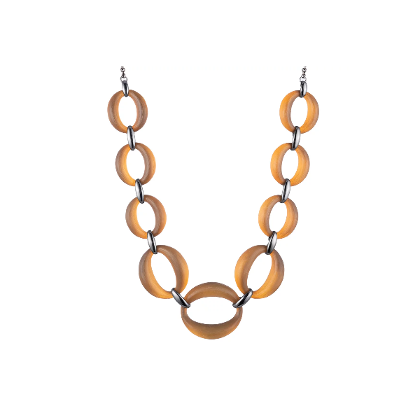 Alexis Bittar - Link Necklace, Amber