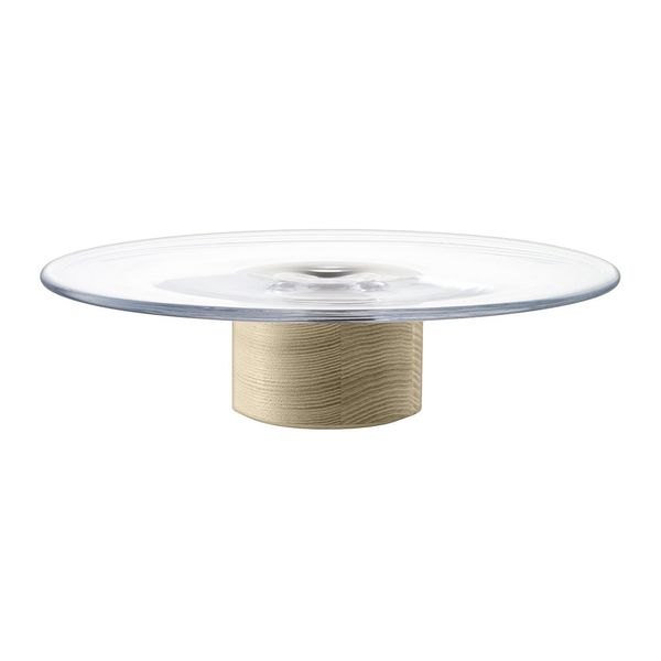 Lsa International - Lotta Cake Stand - Clear/Ash