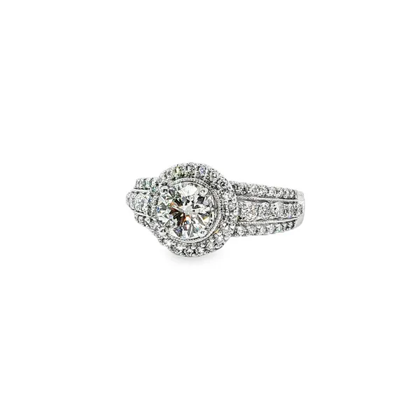 14K White Gold Diamond Engagement Ring Tipton's Fine Jewelry Lawton, OK