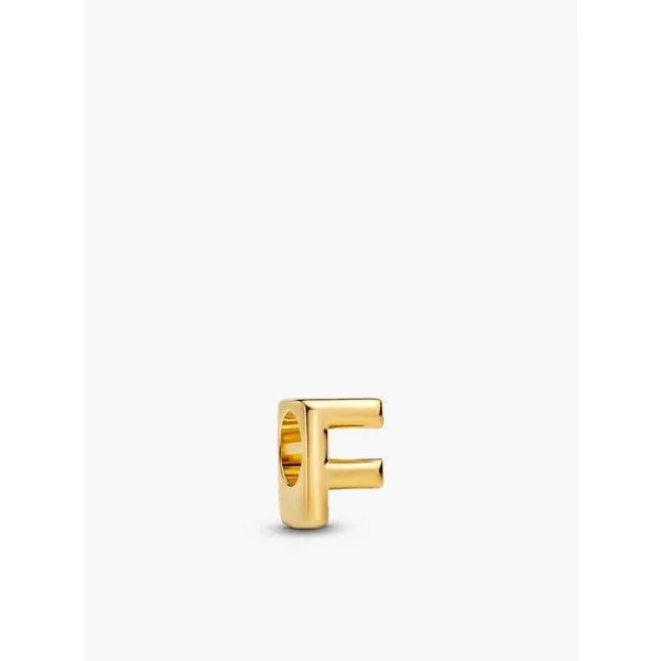 Gold Plated Letter F Pandora Charm Tipton's Fine Jewelry Lawton, OK
