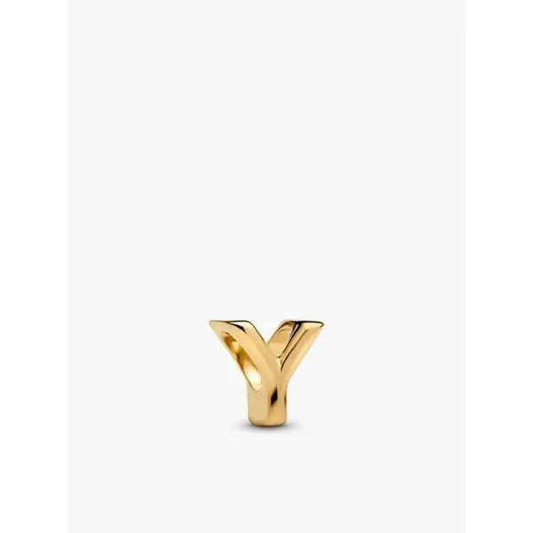 Gold Plated Letter Y Pandora Charm Tipton's Fine Jewelry Lawton, OK