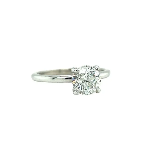 14k White Gold Round Labgrown Diamond Engagement Ring Image 2 Toner Jewelers Overland Park, KS