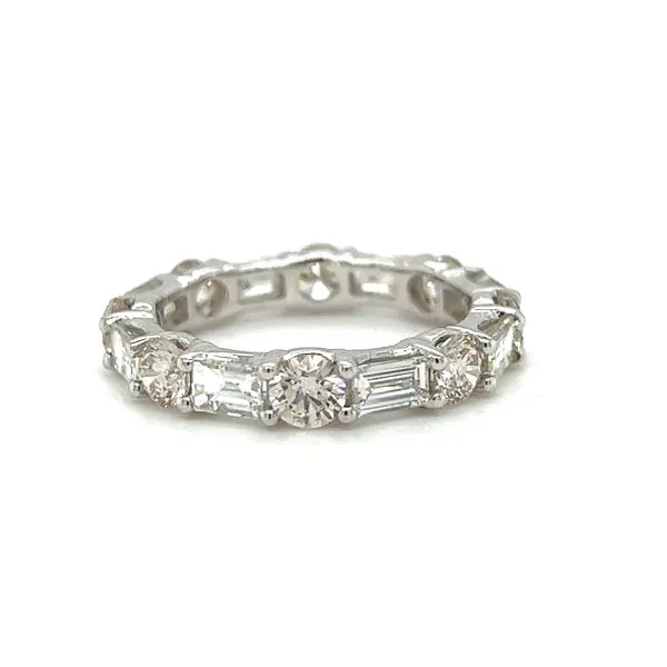 14 Karat White Gold Diamond Eternity Band Toner Jewelers Overland Park, KS