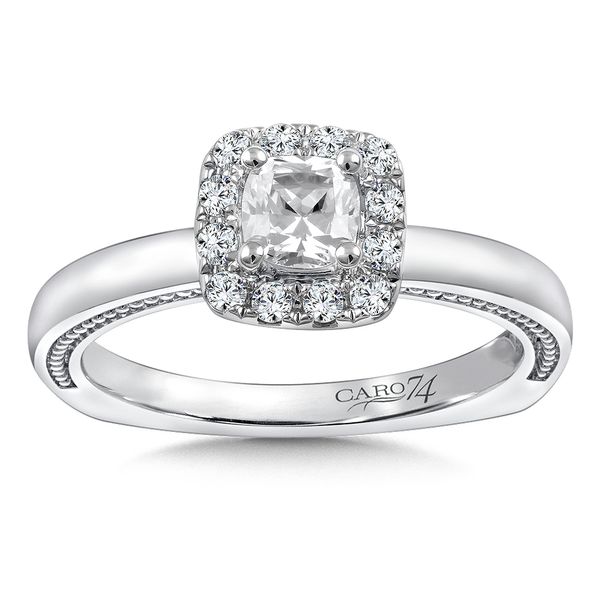 Halo Engagement Ring Towne Square Jewelers Charleston, IL