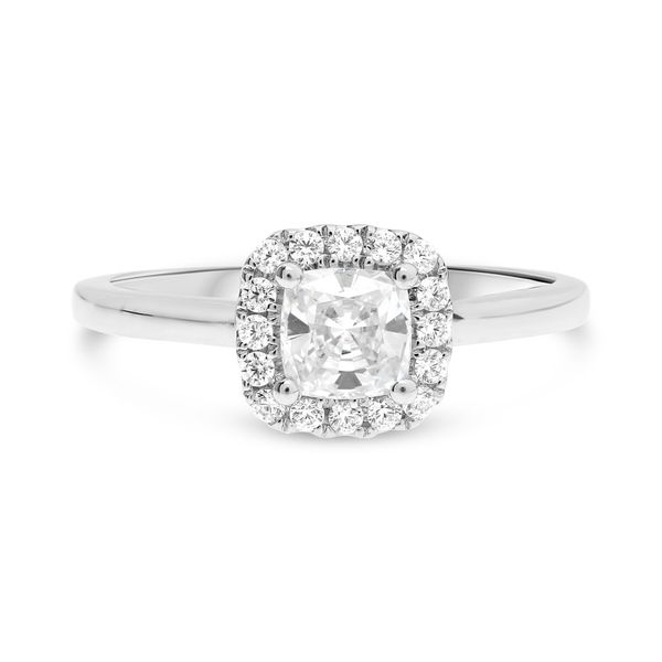 Diamond Cushion Halo Engagement Ring Towne Square Jewelers Charleston, IL