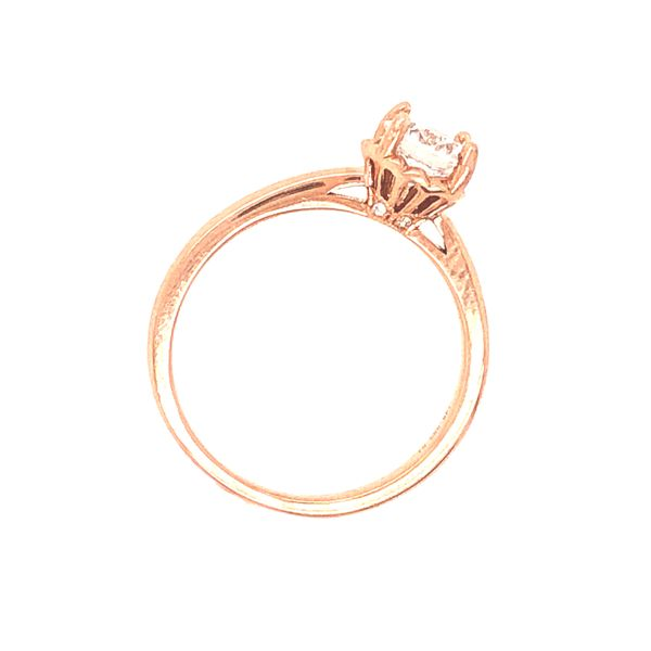 Rose Gold Solitare Engagement Ring Image 2 Towne Square Jewelers Charleston, IL