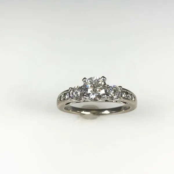 14K 3-Stone Diamond Estate Ring Towne Square Jewelers Charleston, IL