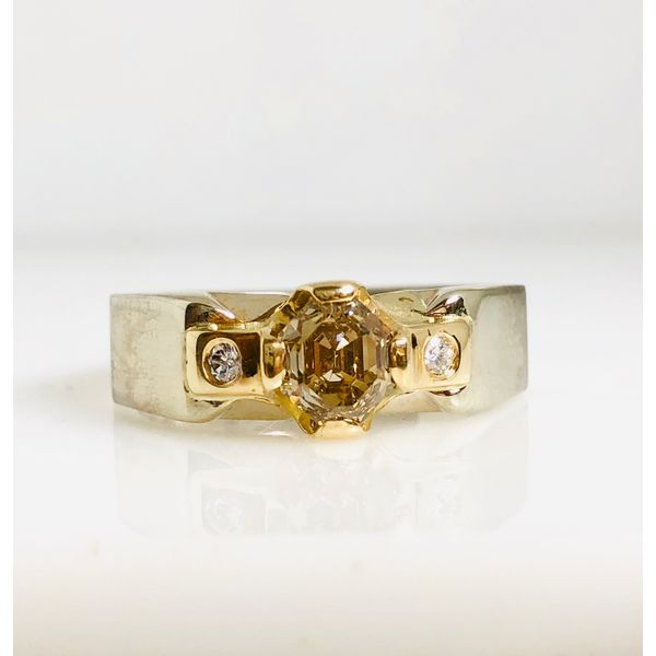 Custom Natural Fancy Brown Diamond Ring Image 2 Towne Square Jewelers Charleston, IL
