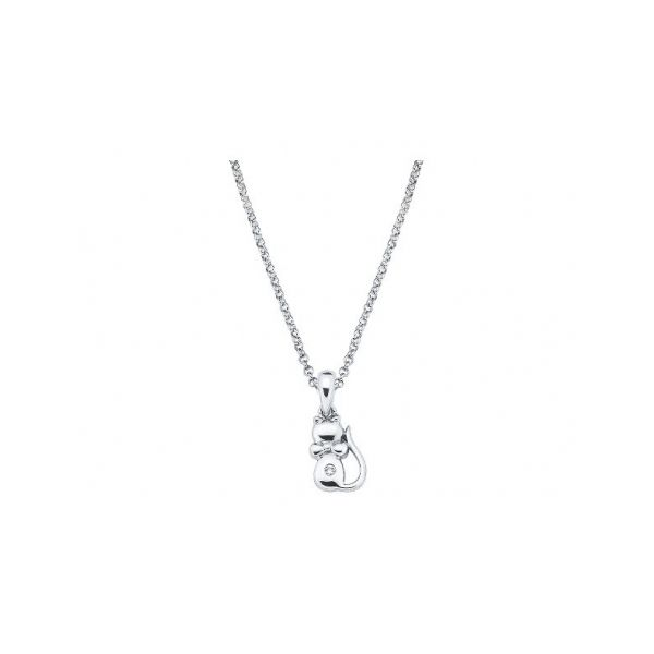 STERLING SILVER AND DIAMOND PENDANTS Valentine's Fine Jewelry Dallas, PA