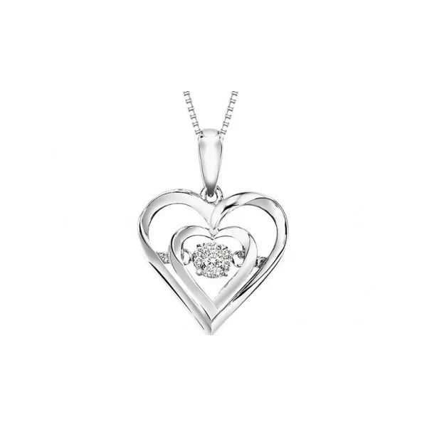 STERLING SILVER AND DIAMOND PENDANTS Valentine's Fine Jewelry Dallas, PA