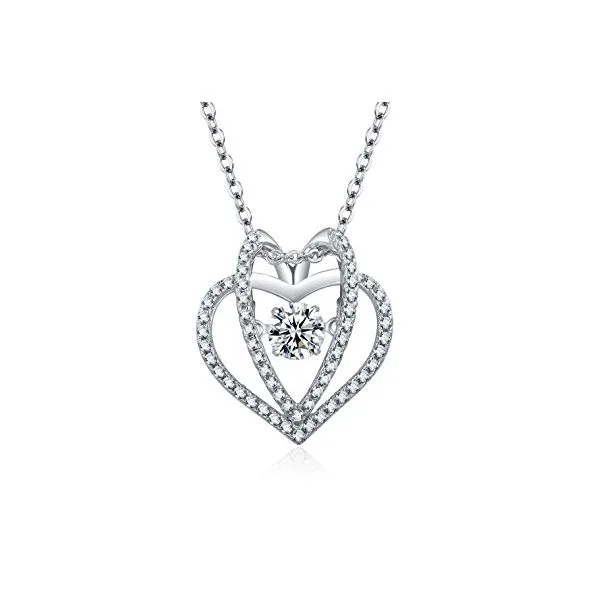 STERLING SILVER AND DIAMOND PENDANTS Valentine's Fine Jewelry Dallas, PA