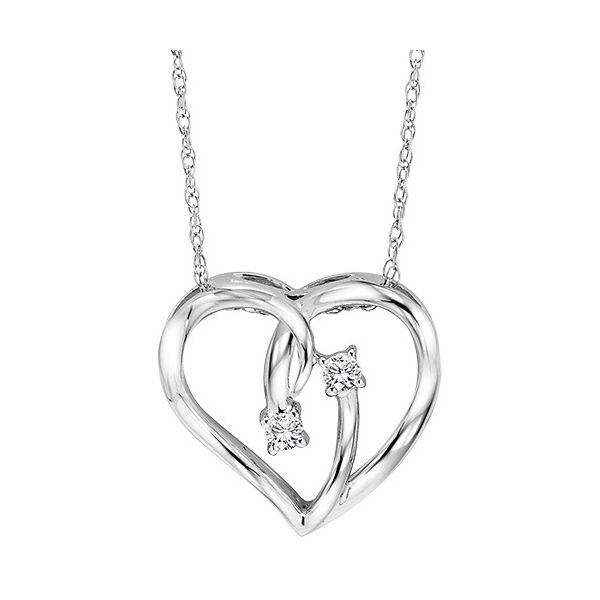 STERLING SILVER AND DIAMOND PENDANTS Valentine's Fine Jewelry Dallas, PA