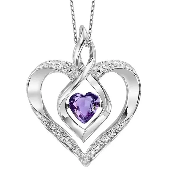 STERLING SILVER AND DIAMOND PENDANTS Valentine's Fine Jewelry Dallas, PA