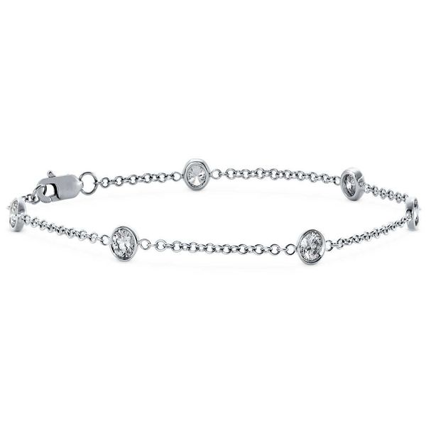 STERLING SILVER AND DIAMOND BRACELETS Valentine's Fine Jewelry Dallas, PA