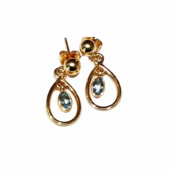 KARAT GOLD/PLATINUM GEMSTONE EARRINGS Valentine's Fine Jewelry Dallas, PA