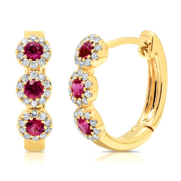 GEMSTONE EARRINGS/GOLD/PLATINUM Valentine's Fine Jewelry Dallas, PA