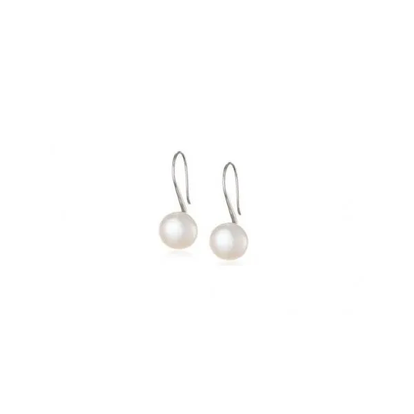 STERLING/GOLD COMBO PEARL EARRINGS Valentine's Fine Jewelry Dallas, PA