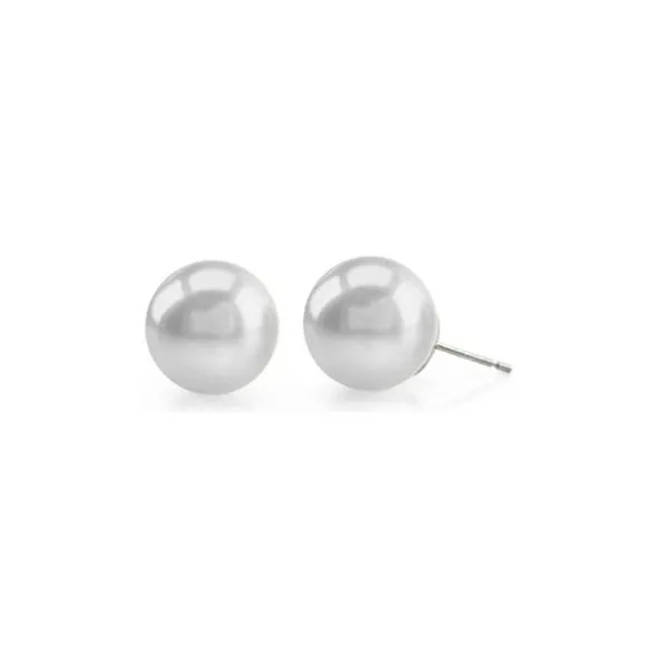 PEARL EARRINGS/SILVER/SILVER&GOLDCOMBO Valentine's Fine Jewelry Dallas, PA