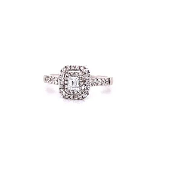 Diamond Ring Emerald Van Atkins Jewelers New Albany, MS