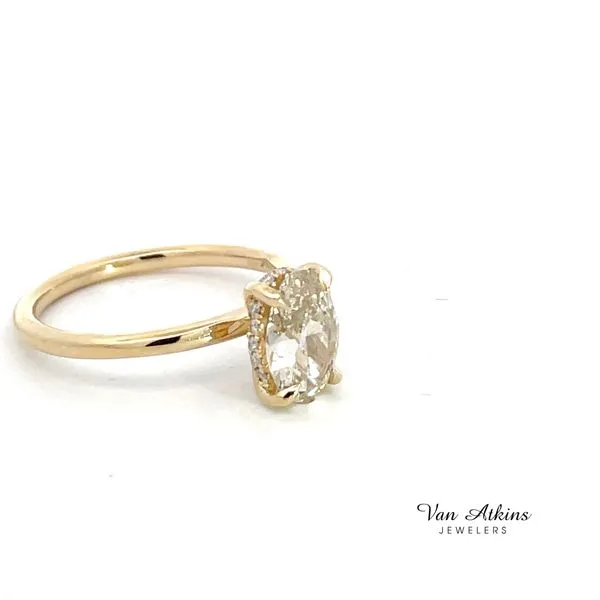 1.61 Carat Diamond Rings Oval Image 3 Van Atkins Jewelers New Albany, MS