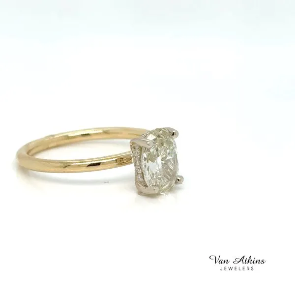 1.81 Carat Diamond Ring Oval Image 3 Van Atkins Jewelers New Albany, MS