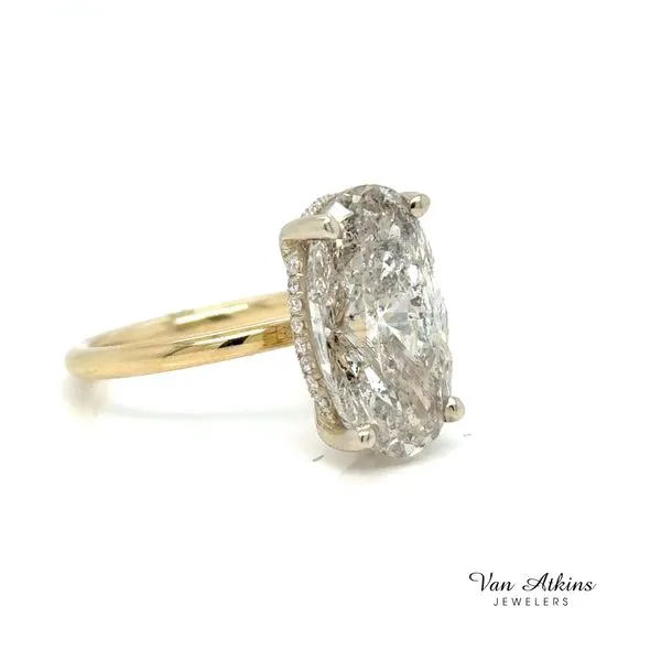 8.25 Carat Diamond Rings Oval Image 3 Van Atkins Jewelers New Albany, MS