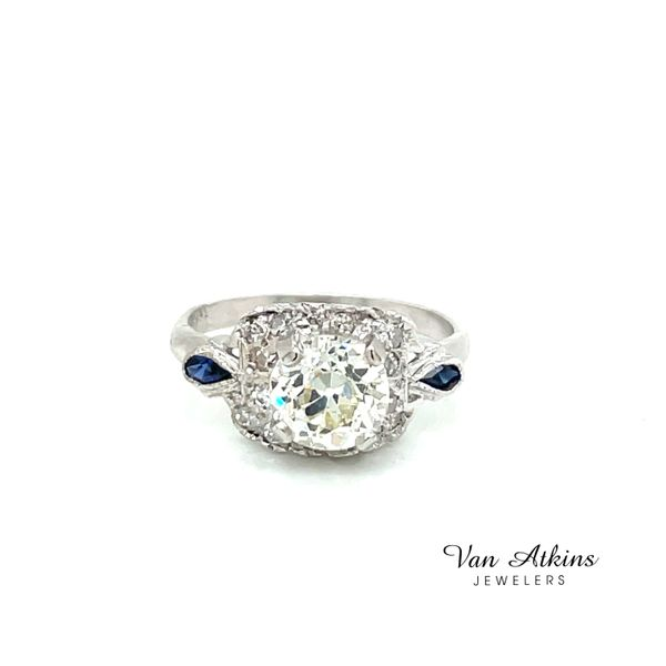 1.35 Carat Estate Diamond Rings European Van Atkins Jewelers New Albany, MS