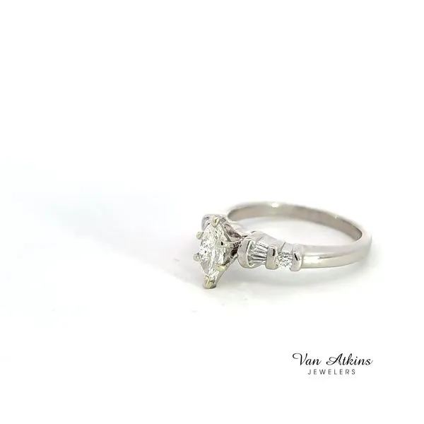 0.62 Carat Estate Diamond Rings Marquise Image 2 Van Atkins Jewelers New Albany, MS
