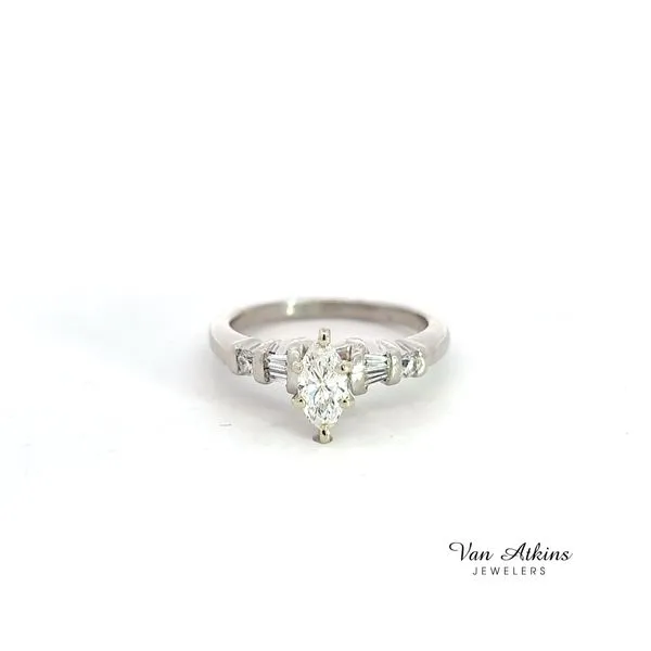 0.62 Carat Estate Diamond Rings Marquise Image 4 Van Atkins Jewelers New Albany, MS