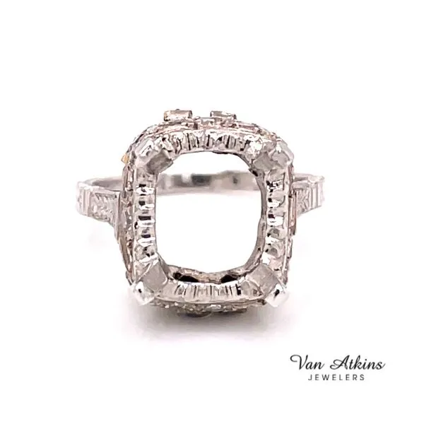 0.12 Carat Estate Diamond Semi-Mount Rings Van Atkins Jewelers New Albany, MS