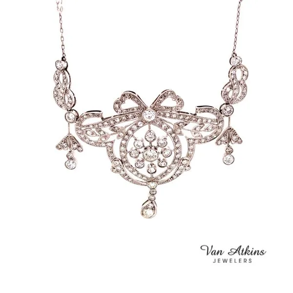 Estate Diamond Pendant/Necklace Van Atkins Jewelers New Albany, MS