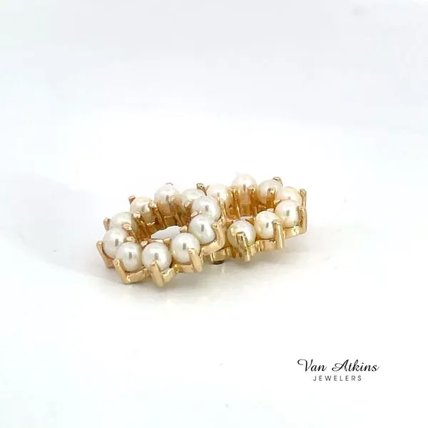 Pearl Earring Jackets Image 2 Van Atkins Jewelers New Albany, MS