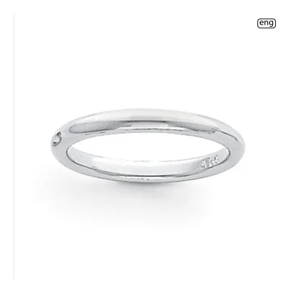 10, 10k WG 2mm Comfort Fit Band Vaughan's Jewelry Edenton, NC