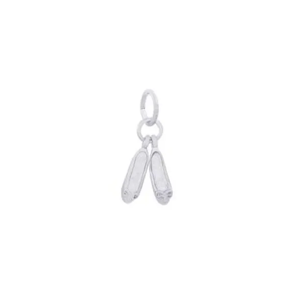 SS Pair of Ballet Shoes Accent Charm Vaughan's Jewelry Edenton, NC