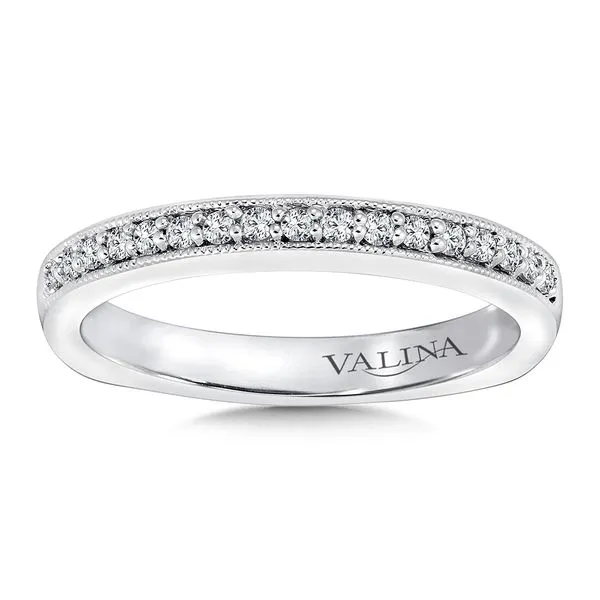 14k WG 0.15CT Diamond Wedding Band Vaughan's Jewelry Edenton, NC