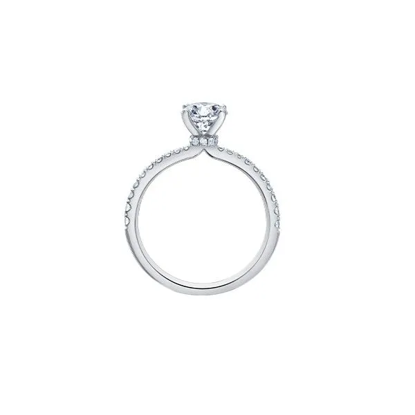 1.0ct Round Brilliant Cut Maple Leaf Canadian Diamond Ring Image 2 Victoria Jewellers REGINA, SK