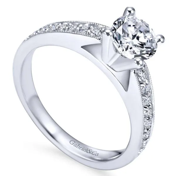 Semi-Mount Diamond Engagement Ring Image 3 Victoria Jewellers REGINA, SK